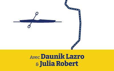 Promenade Musicale en Kayak avec Julia Robert et Daunik Lazro